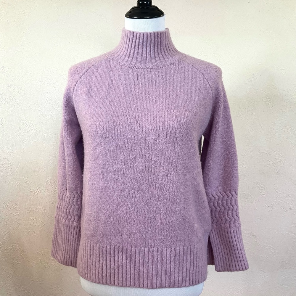 X small lavender turtleneck sweater